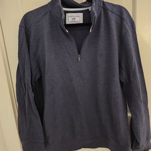 Southern Tide Washed Blue 1/4 Zip